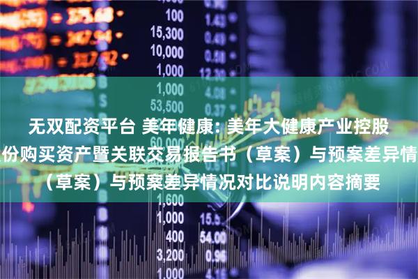无双配资平台 美年健康: 美年大健康产业控股股份有限公司发行股份购买资产暨关联交易报告书（草案）与预案差异情况对比说明内容摘要