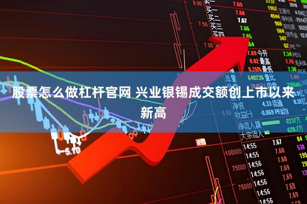 股票怎么做杠杆官网 兴业银锡成交额创上市以来新高
