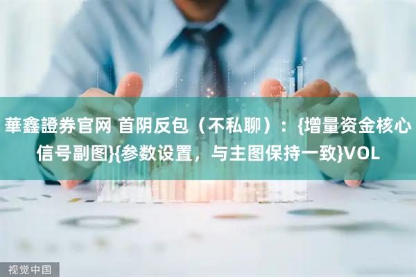 華鑫證券官网 首阴反包（不私聊）：{增量资金核心信号副图}{参数设置，与主图保持一致}VOL
