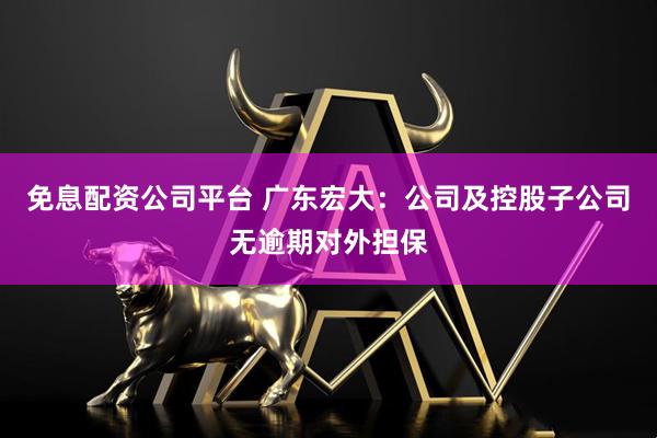 免息配资公司平台 广东宏大：公司及控股子公司无逾期对外担保