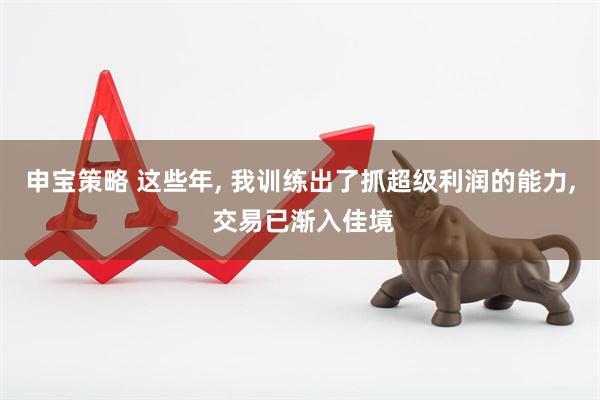 申宝策略 这些年, 我训练出了抓超级利润的能力, 交易已渐入佳境