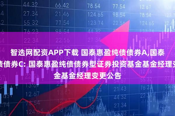 智选网配资APP下载 国泰惠盈纯债债券A,国泰惠盈纯债债券C: 国泰惠盈纯债债券型证券投资基金基金经理变更公告