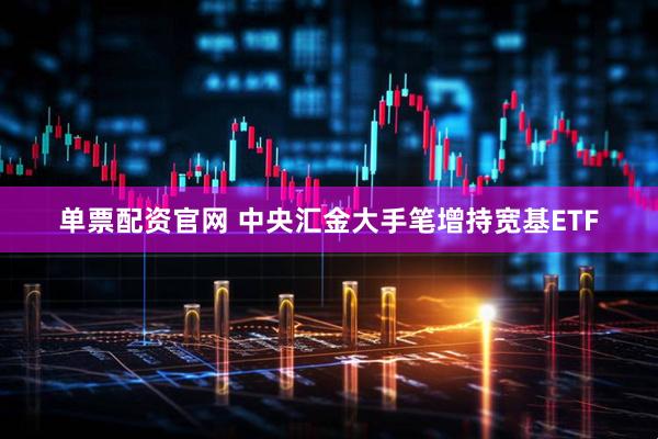 单票配资官网 中央汇金大手笔增持宽基ETF