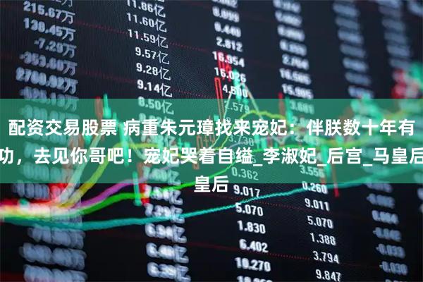 配资交易股票 病重朱元璋找来宠妃：伴朕数十年有功，去见你哥吧！宠妃哭着自缢_李淑妃_后宫_马皇后