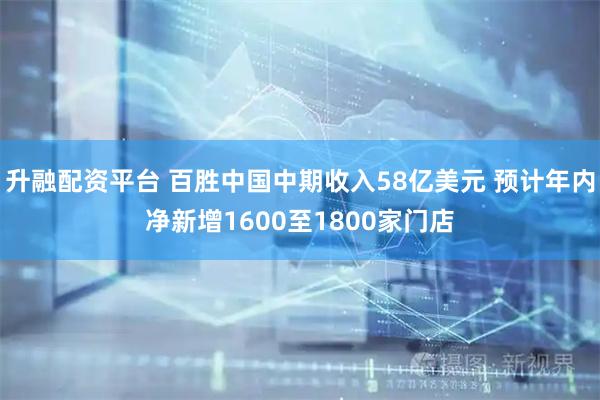 升融配资平台 百胜中国中期收入58亿美元 预计年内净新增1600至1800家门店